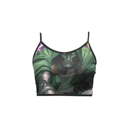Dr. Doom Women's Spaghetti Strap Crop Top