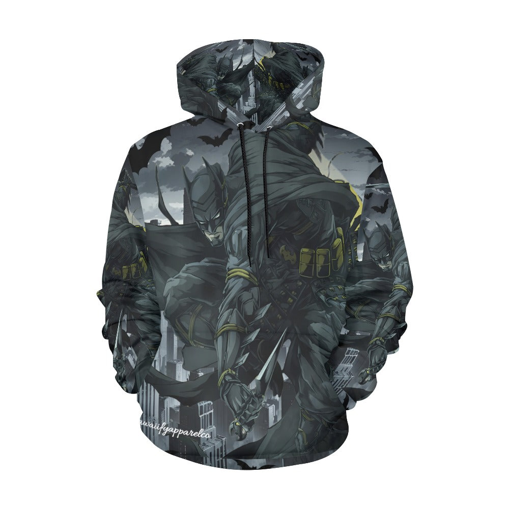 Ninja Batman "Out For Blood" Gotham City Men's All Over Print Hoodie