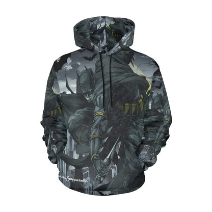 Ninja Batman "Out For Blood" Gotham City Men's All Over Print Hoodie