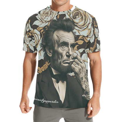 Abraham Lincoln 2025 Men's Crew Neck T-Shirt