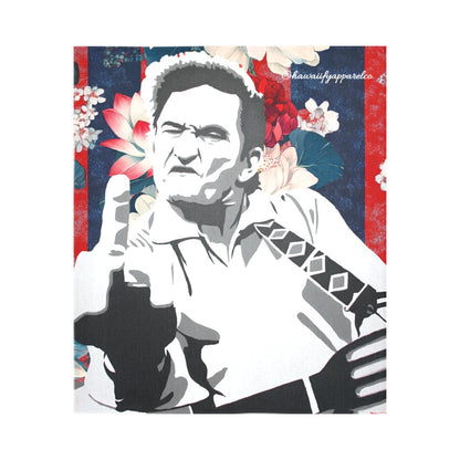 Johnny Cash USA Wall Tapestry 51"x 60"