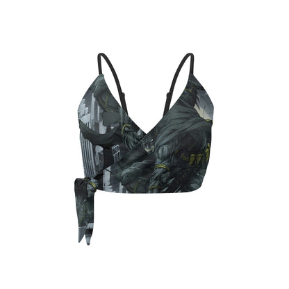 Ninja Batman "Out For Blood" Gotham City Knot Side Bikini Top