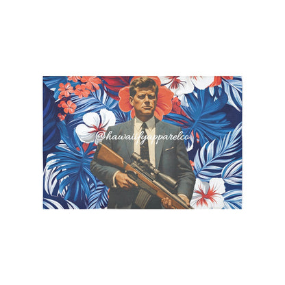 JFK USA Cotton Linen Tapestry 60"x 40"