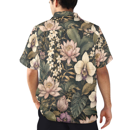 Frank Sinatra Hand Tats Men's Hawaiian Shirt