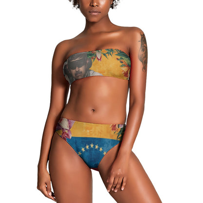 Maduro Kidnapping Ladies Two Piece Bikini Swimsuit