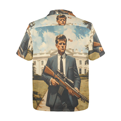 JFK Locked N' Loaded Men's Hawaiian