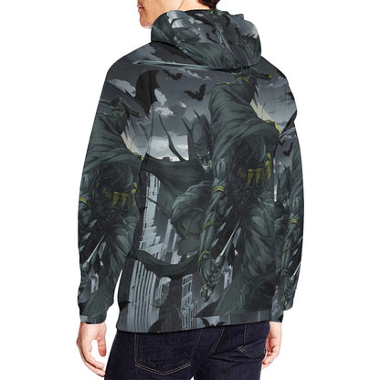 Ninja Batman "Out For Blood" Gotham City Men's All Over Print Hoodie