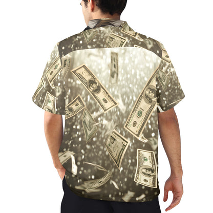 Donald Trump "Cash Flow" Men's Hawaiian Shirt
