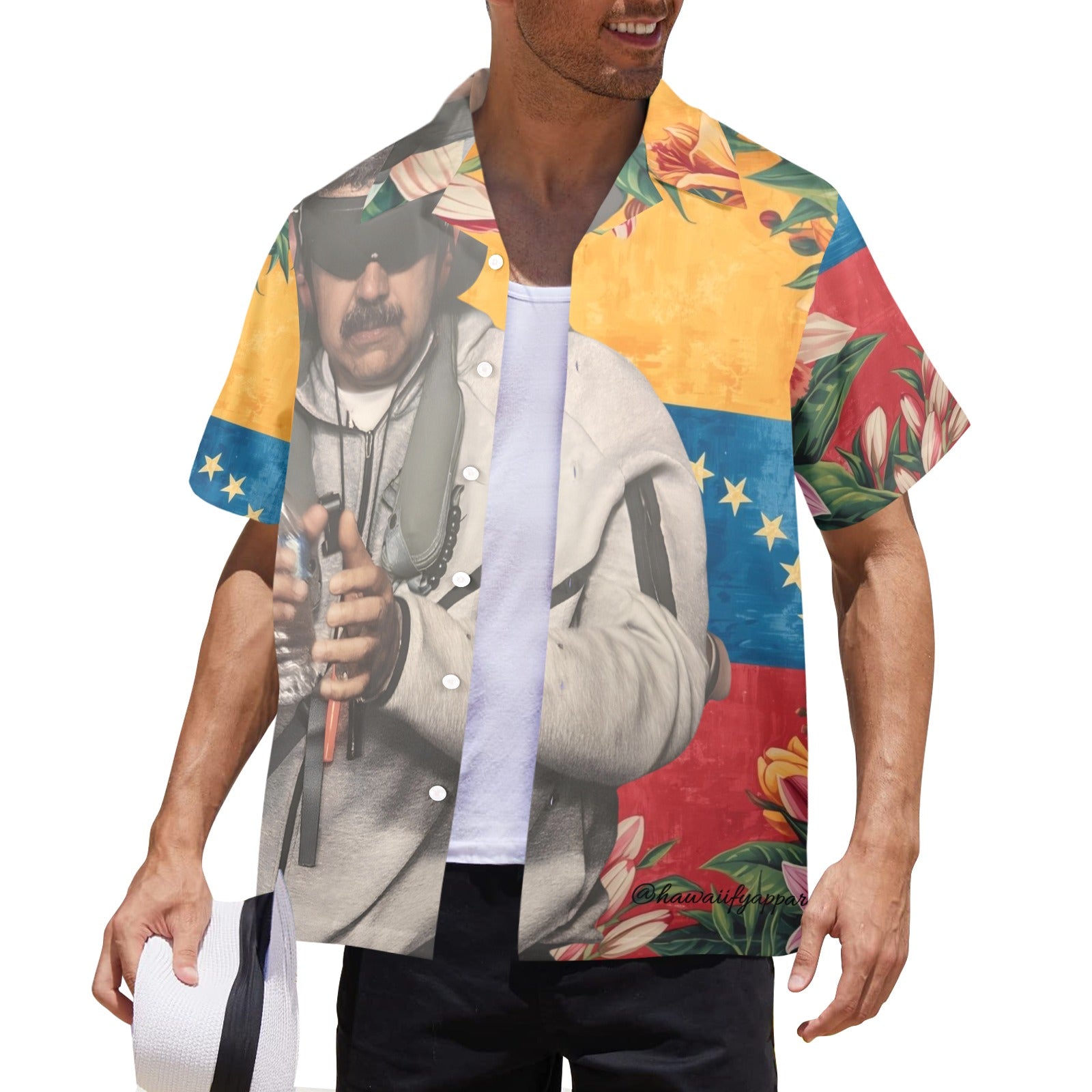 Maduro Kidnapping Hawaiian Shirt (Kidnapped & Made In USA)