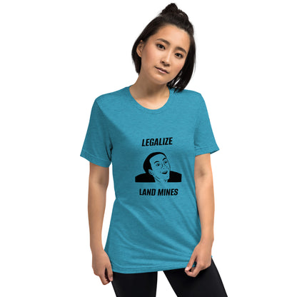 Legalize Landmines Athletic Fit T-Shirt